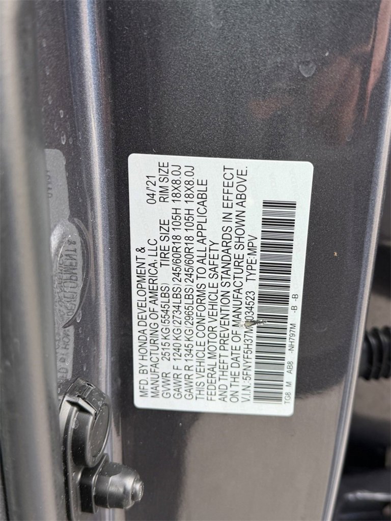 Used 2021 Honda Pilot EX image 30
