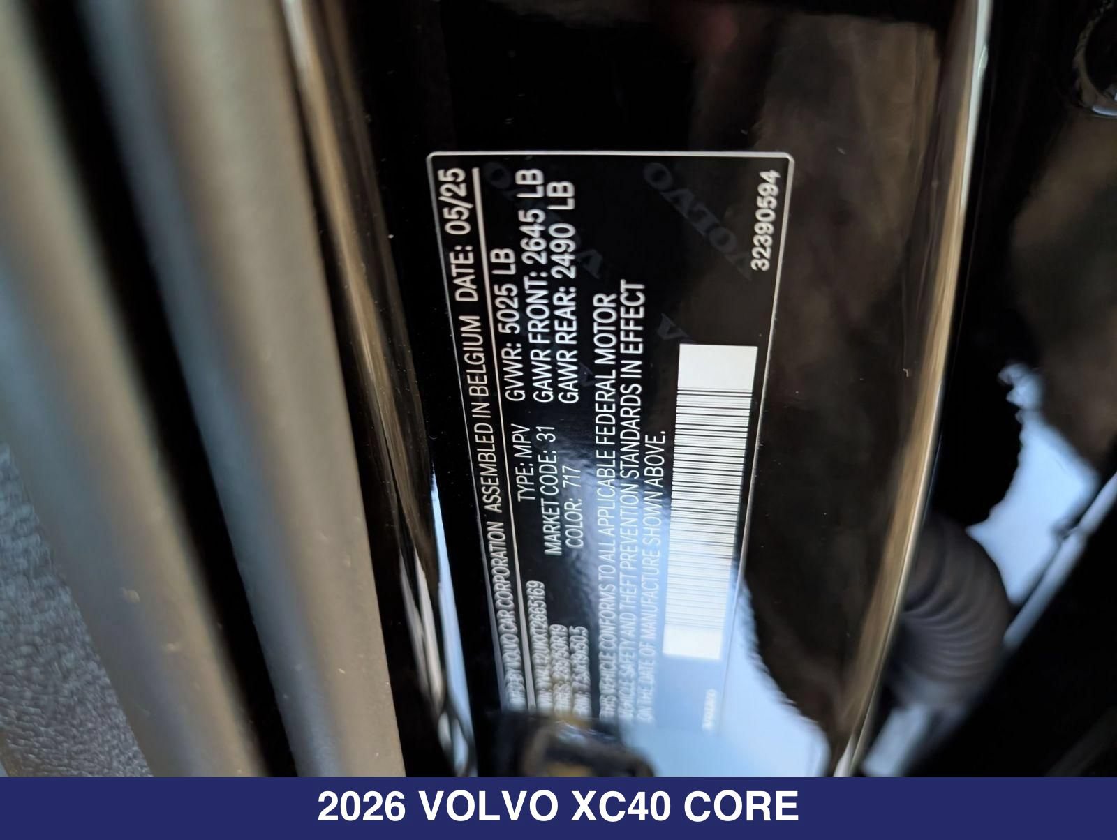 New 2026 Volvo XC40 B5 Core w/ Protection Package Premier AWD/4WD image 19