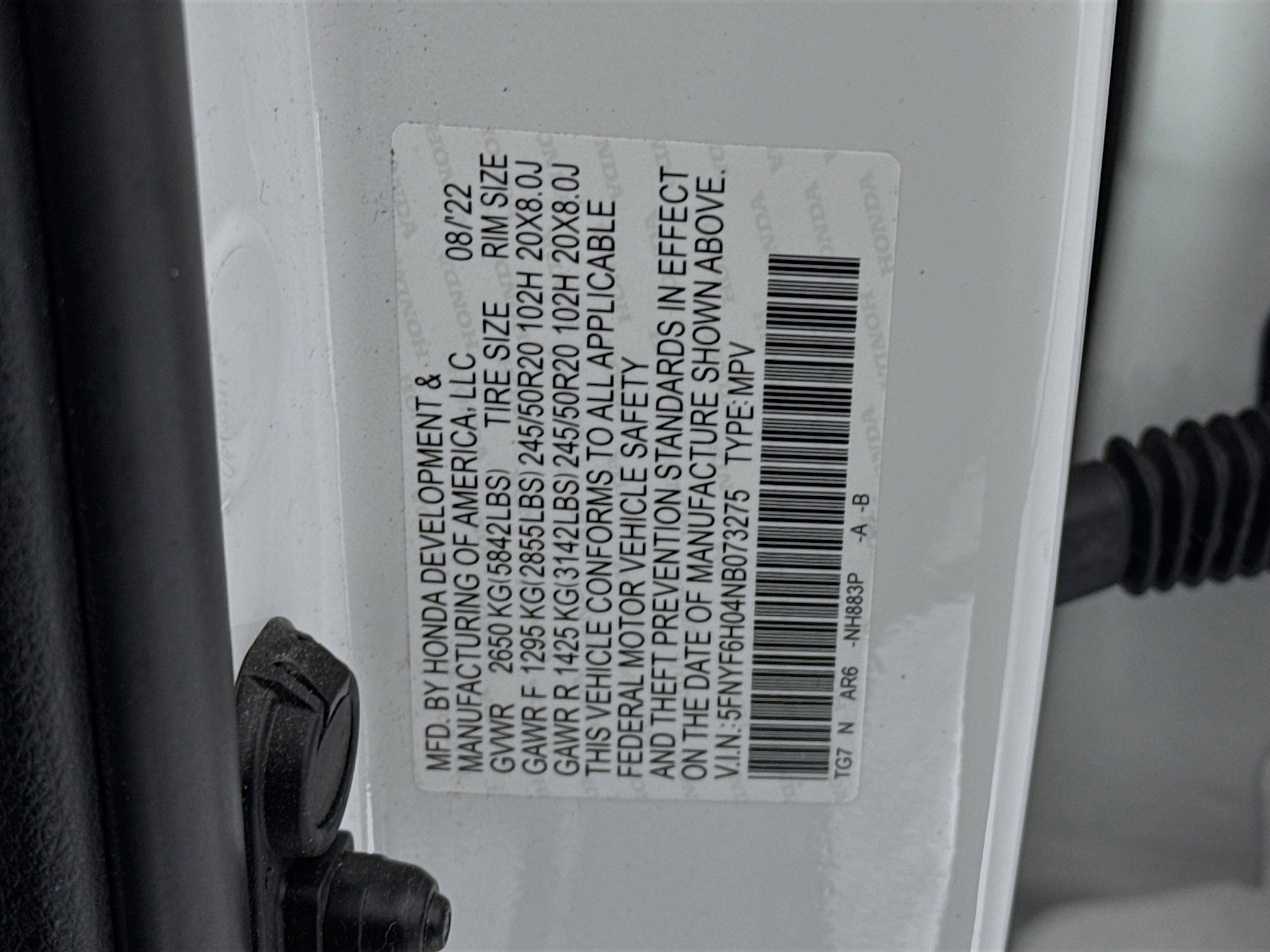 Certified 2022 Honda Pilot Elite image 34