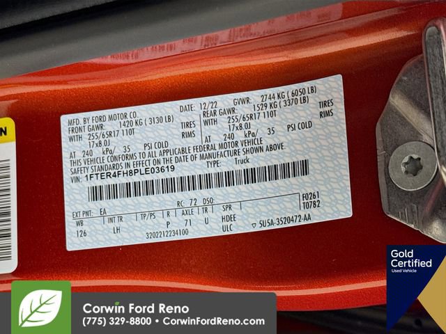 Certified 2023 Ford Ranger XLT w/ Equipment Group 302A High image 34