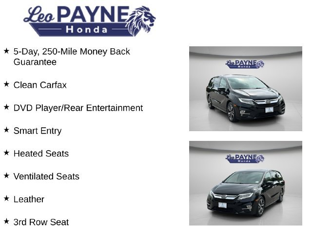 Certified 2019 Honda Odyssey Elite image 6