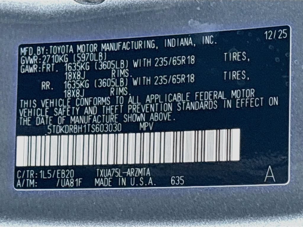 Certified 2026 Toyota Highlander XLE AWD/4WD image 36