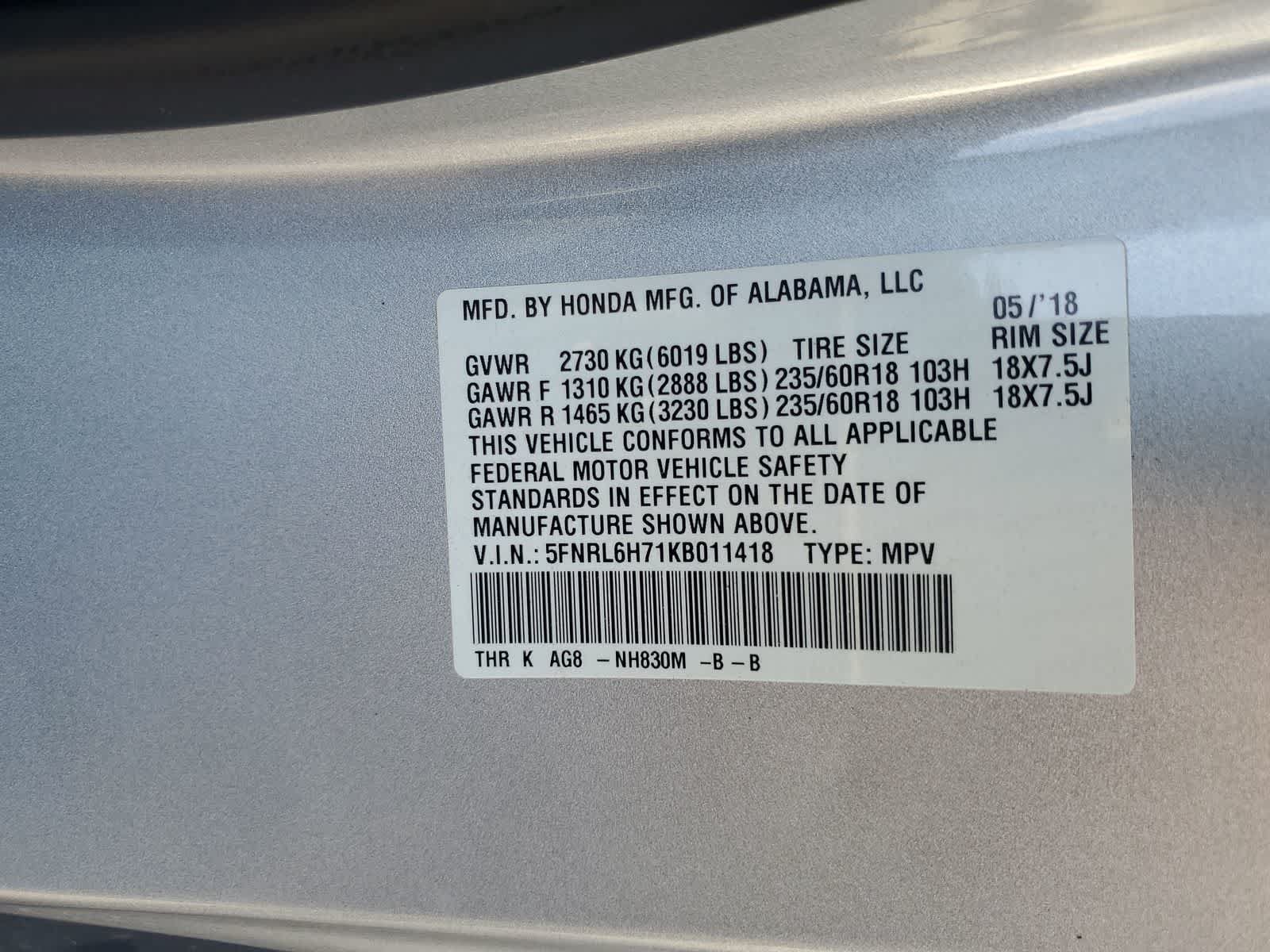 Used 2019 Honda Odyssey EX-L image 28