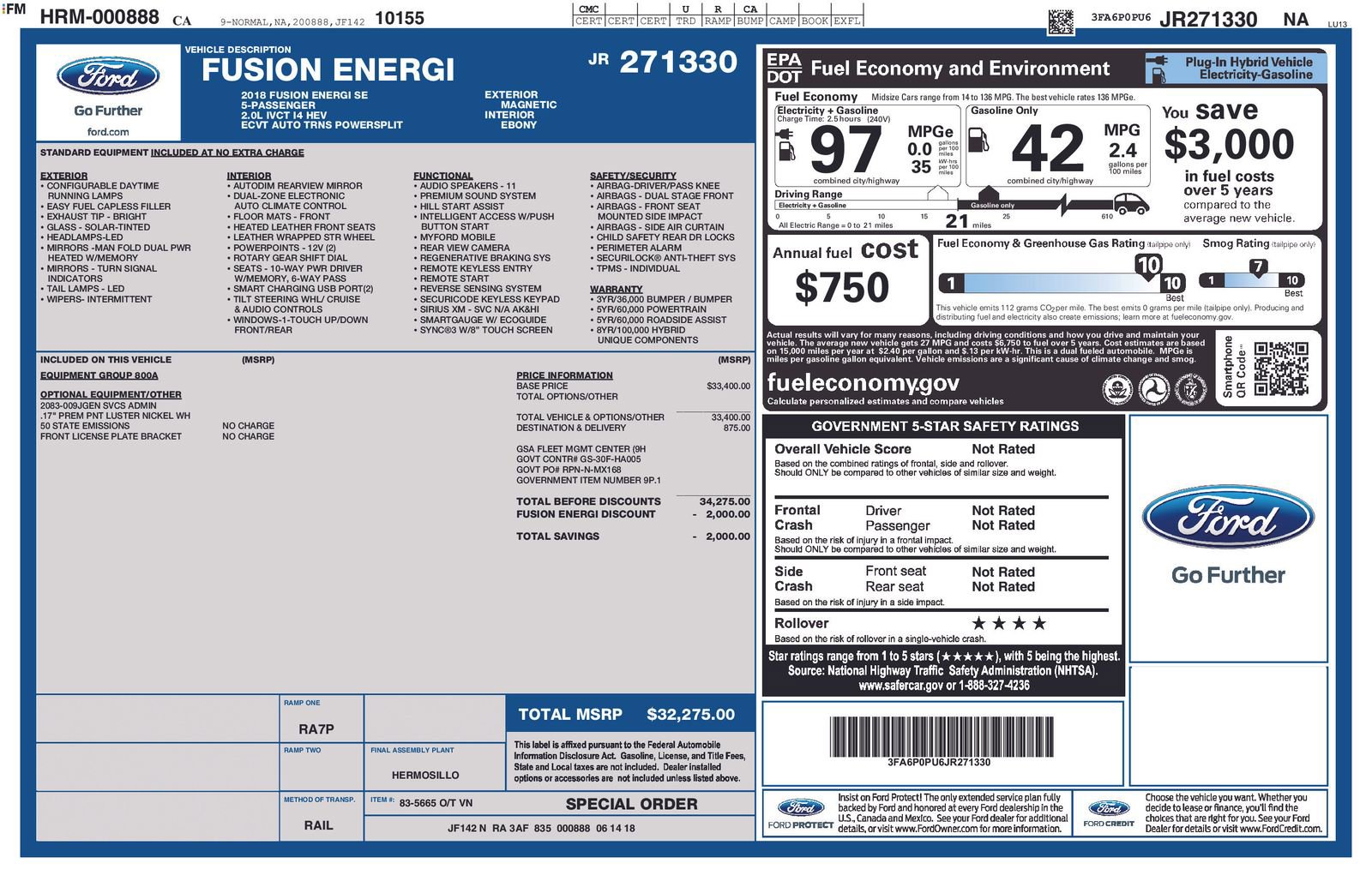 Used 2018 Ford Fusion Energi SE image 4