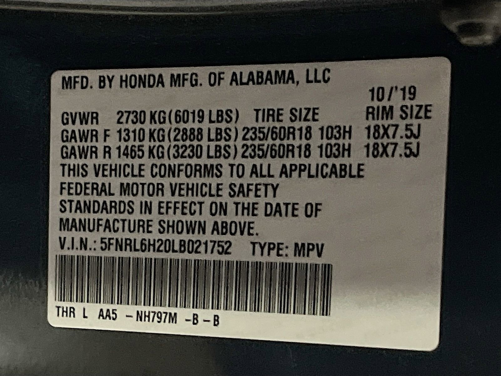 Used 2020 Honda Odyssey LX image 31