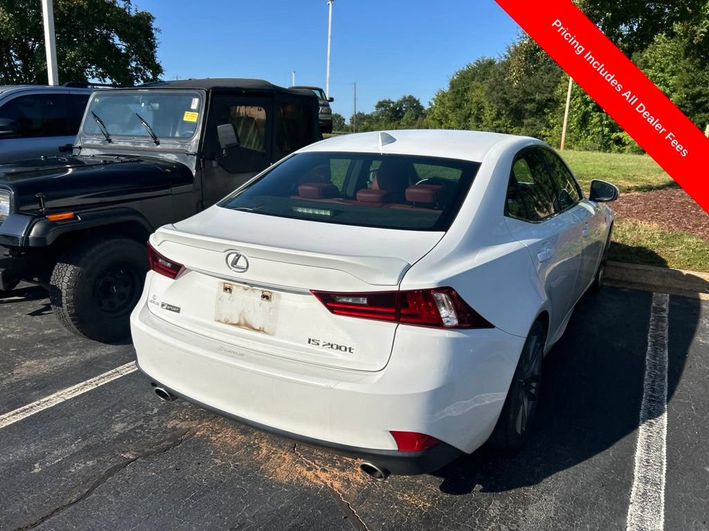 Used 2016 Lexus IS 200t w/ F Sport Package RWD image 6