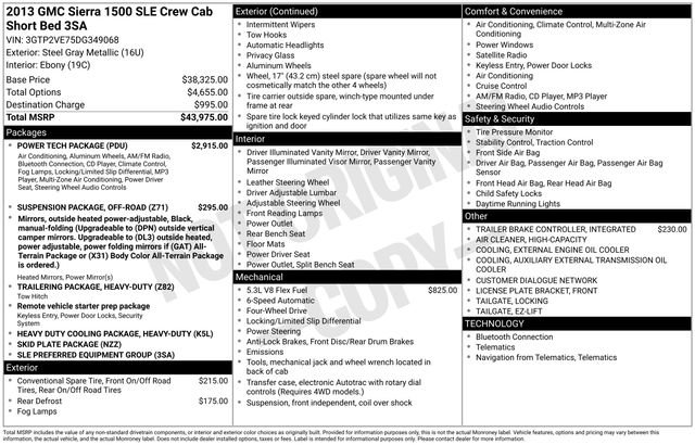 Used 2013 GMC Sierra 1500 SLE w/ Power Tech Package image 35