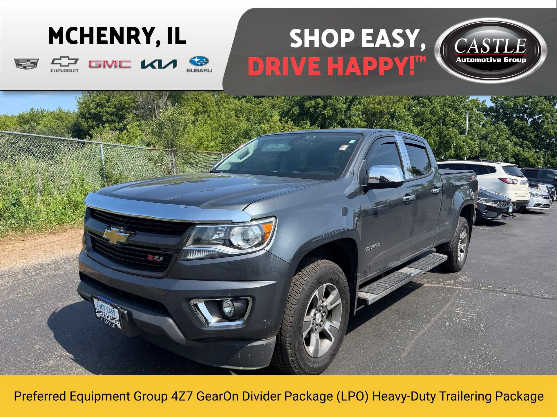 Used 2015 Chevrolet Colorado Z71 w/ LPO, Gearon Divider Package AWD/4WD image 1