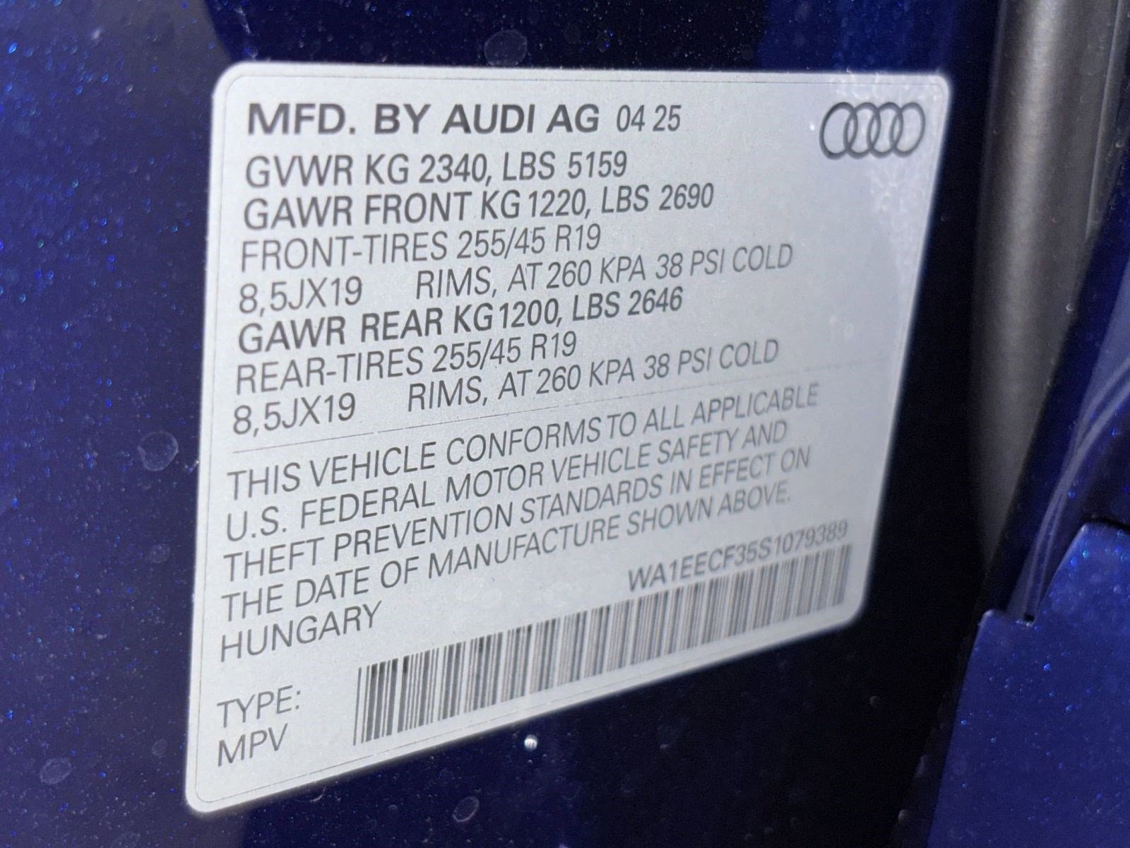 New 2025 Audi Q3 2.0T Premium Plus image 19