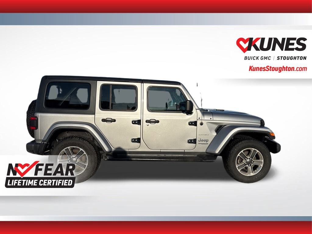 Used 2021 Jeep Wrangler Unlimited Sahara w/ Uconnect 4C Nav & Sound Group image 13