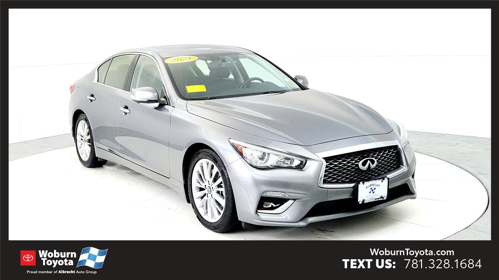 Used 2021 INFINITI Q50 Luxe w/ Seat & Sound Package image 1