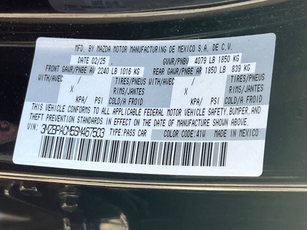Used 2025 MAZDA MAZDA3 s image 30