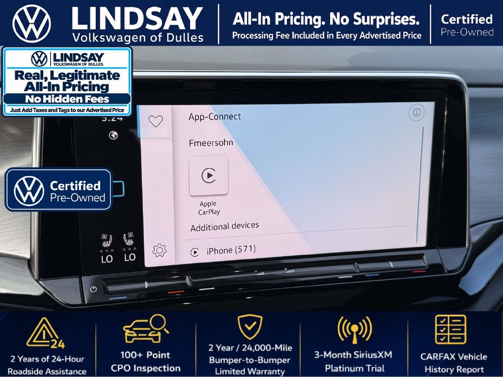 Certified 2024 Volkswagen Atlas Cross Sport SE w/ Panoramic Sunroof Package FWD image 18