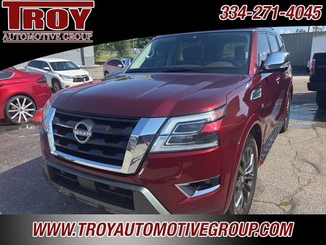 Used 2021 Nissan Armada Platinum w/ Captain's Chairs Package RWD image 6