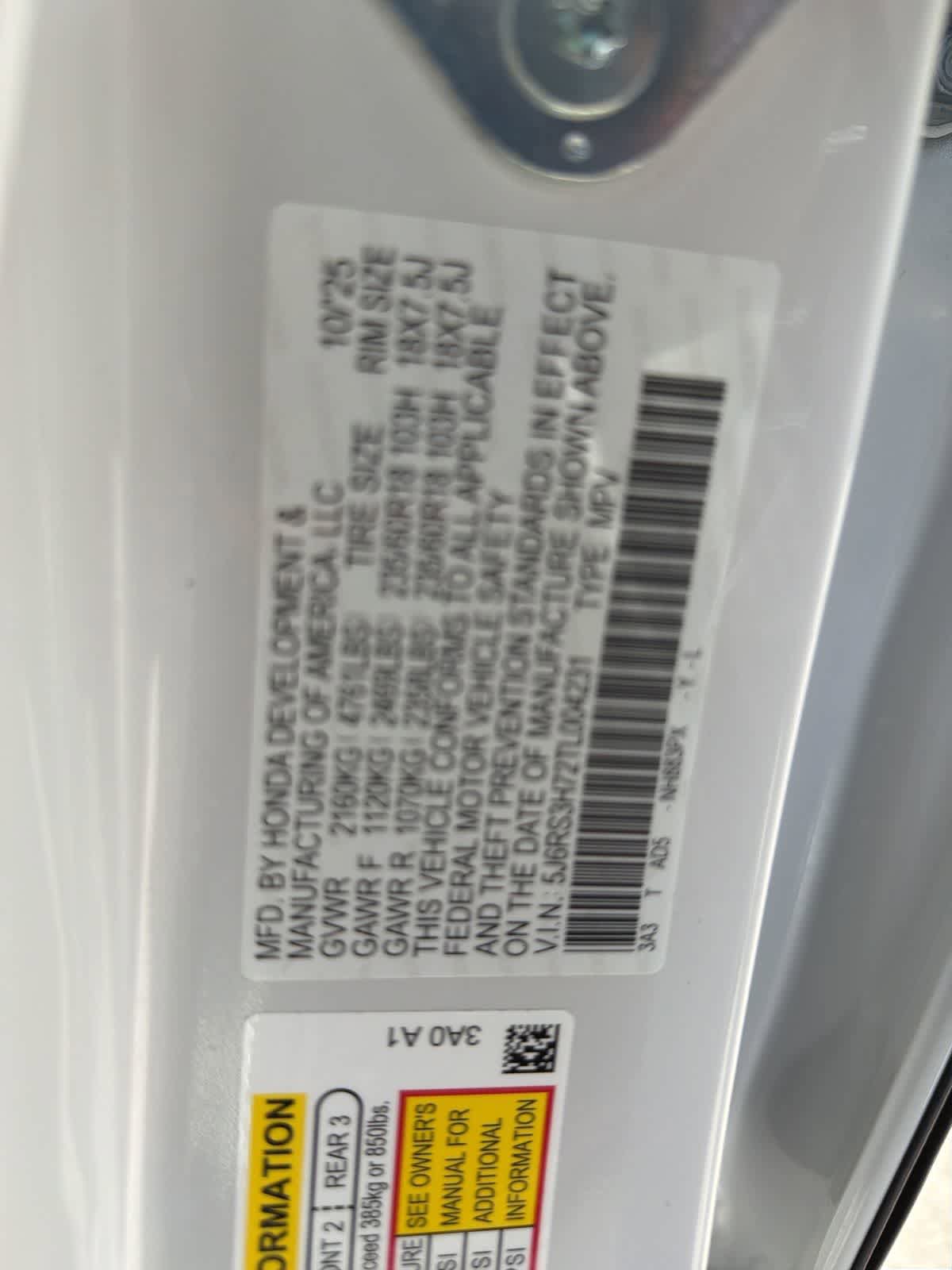 Used 2026 Honda CR-V EX-L image 18