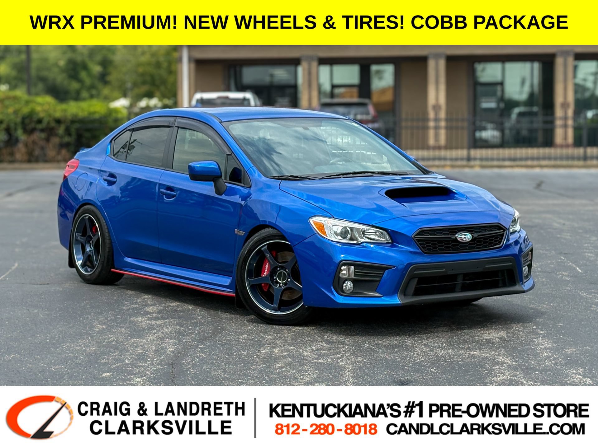 Used 2020 Subaru WRX Premium w/ Performance Package AWD/4WD image 1