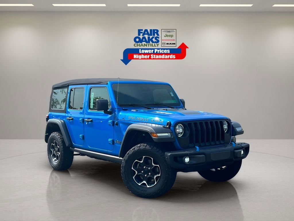 Certified 2022 Jeep Wrangler Unlimited Rubicon 4xe w/ Steel Bumper Group