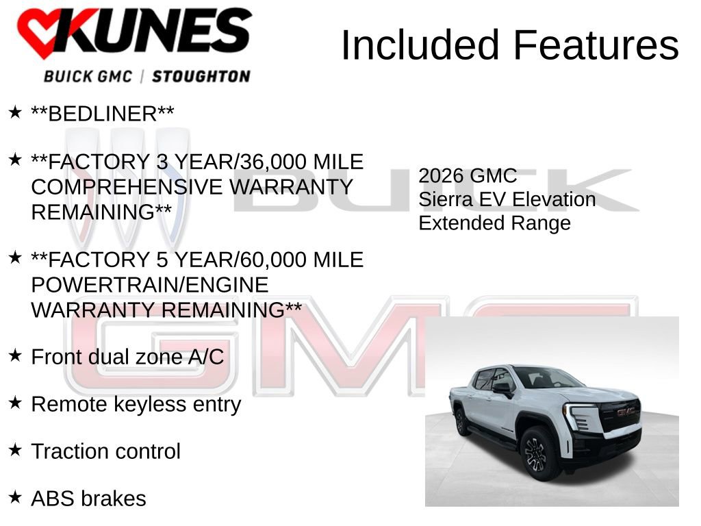 New 2026 GMC Sierra EV Elevation AWD/4WD image 3