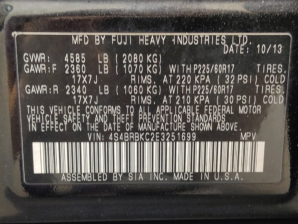 Used 2014 Subaru Outback 2.5i Limited AWD/4WD image 33