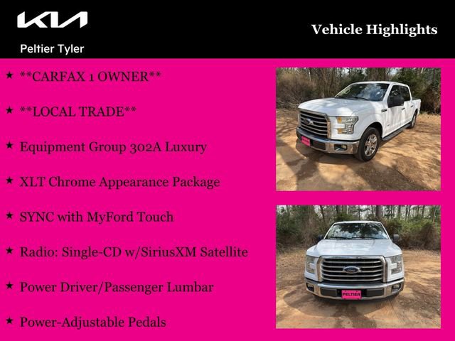 Used 2015 Ford F150 XLT w/ Equipment Group 302A Luxury image 12