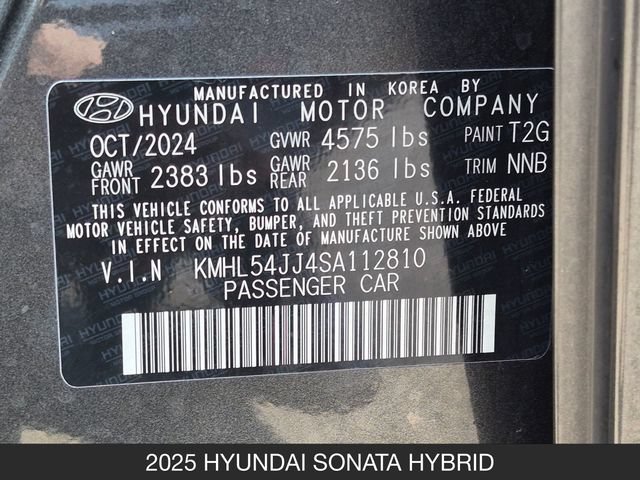 Used 2025 Hyundai Sonata Limited FWD image 31