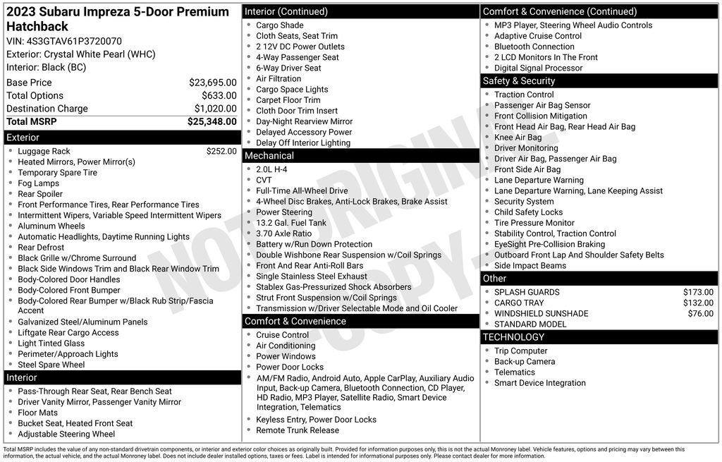 Certified 2023 Subaru Impreza Premium image 26