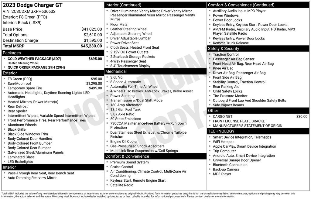 Used 2023 Dodge Charger GT w/ Cold Weather Package image 24