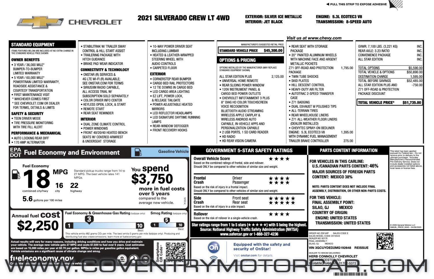 Used 2021 Chevrolet Silverado 1500 LT w/ All Star Edition Plus image 18