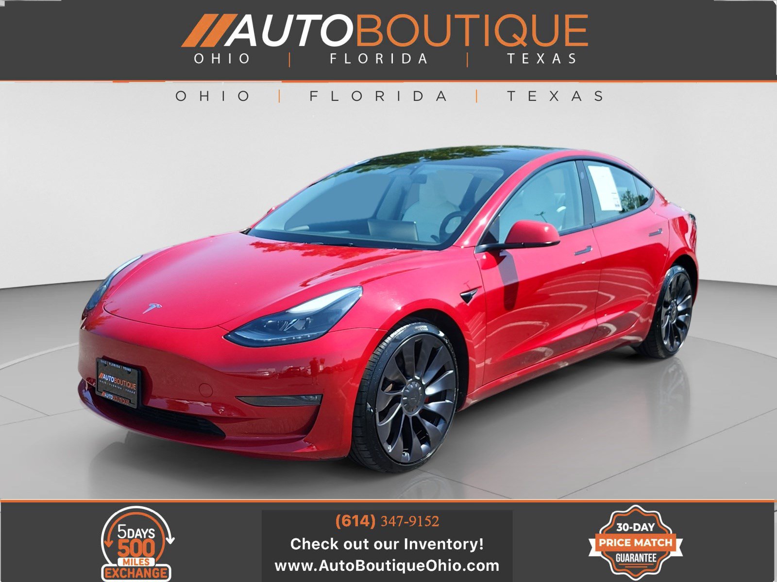 Used 2023 Tesla Model 3 Performance AWD/4WD image 1
