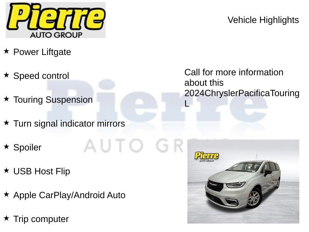 Used 2024 Chrysler Pacifica Touring-L FWD image 22