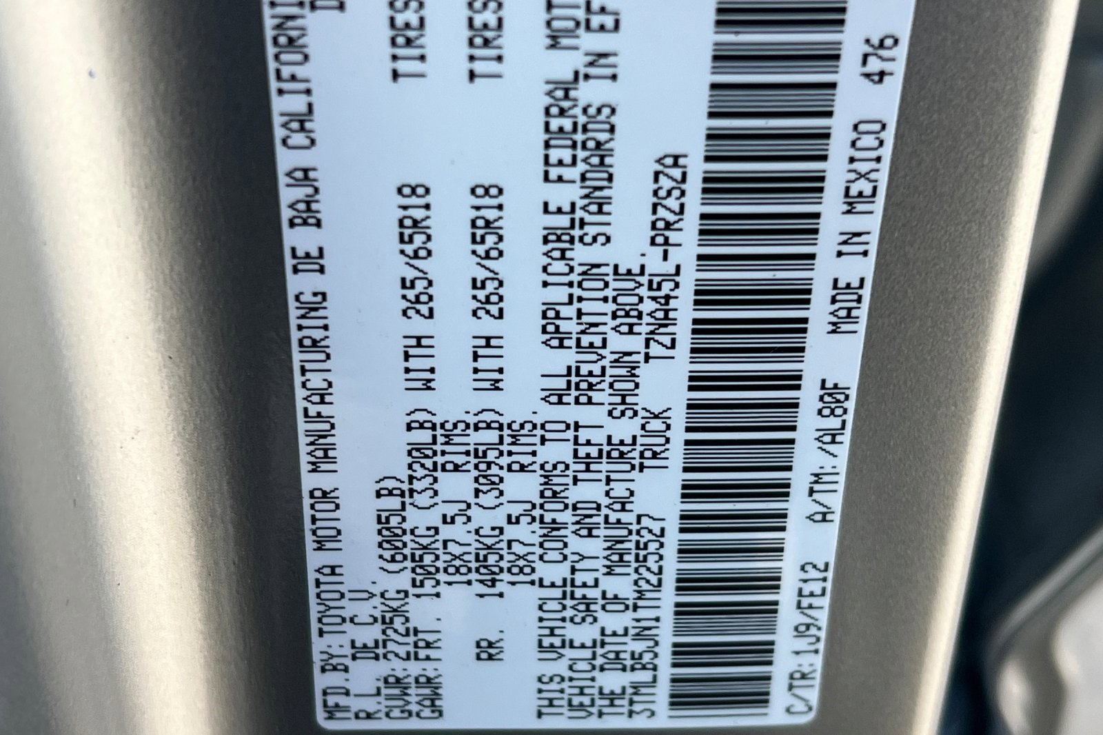 New 2026 Toyota Tacoma TRD Sport image 21