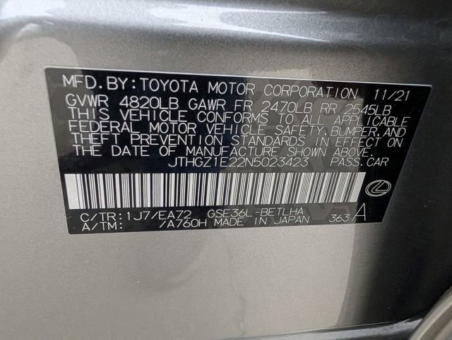 Used 2022 Lexus IS 350 F Sport image 38