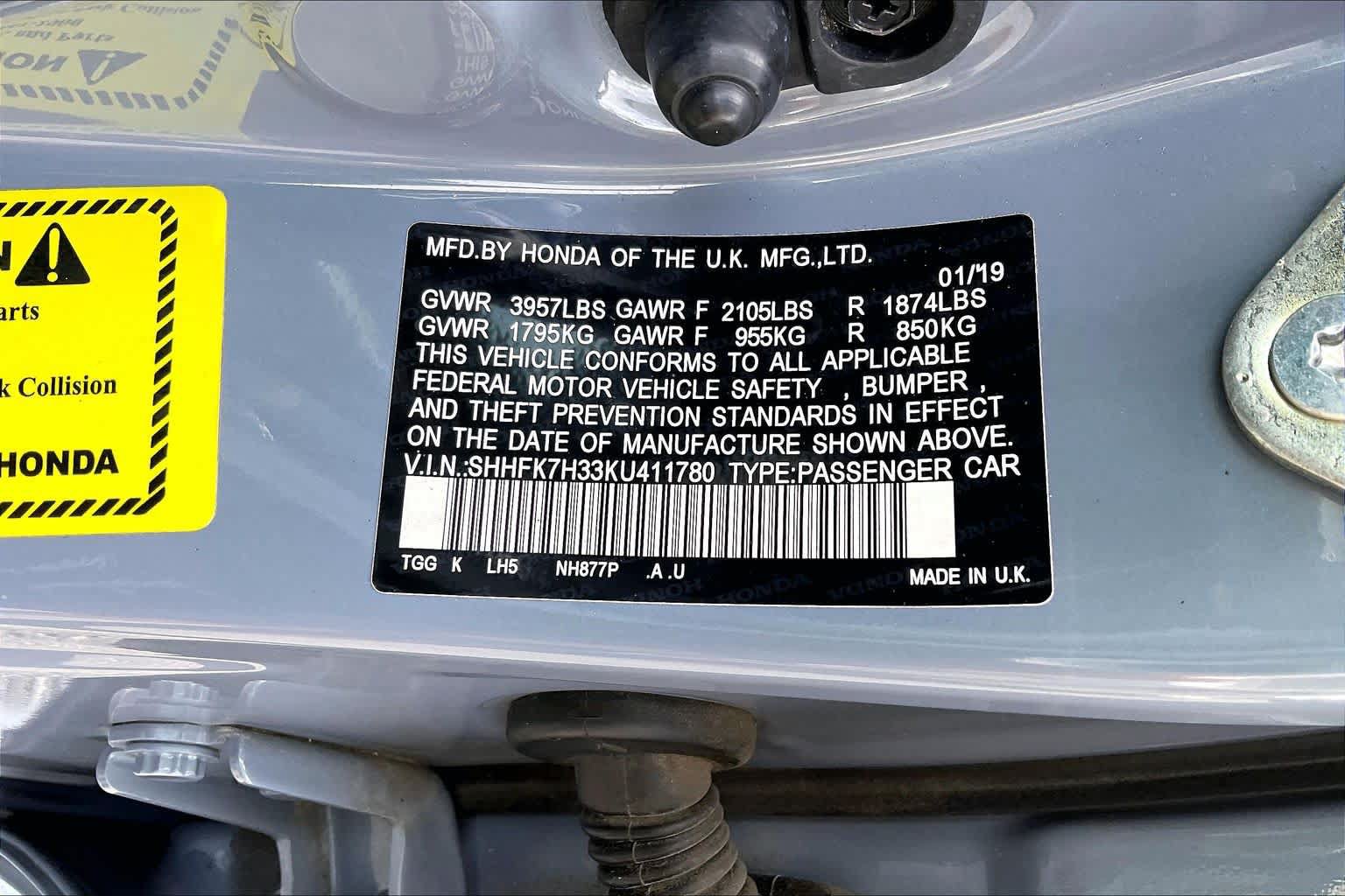 Used 2019 Honda Civic LX image 36