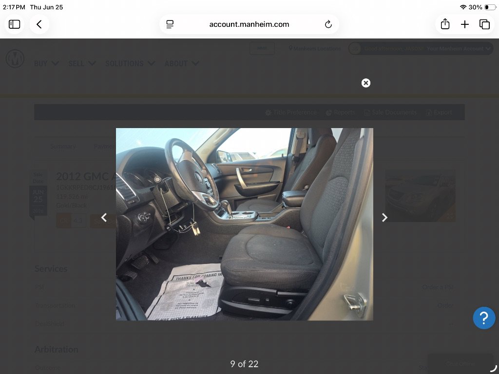 Used 2012 GMC Acadia SLE FWD image 4