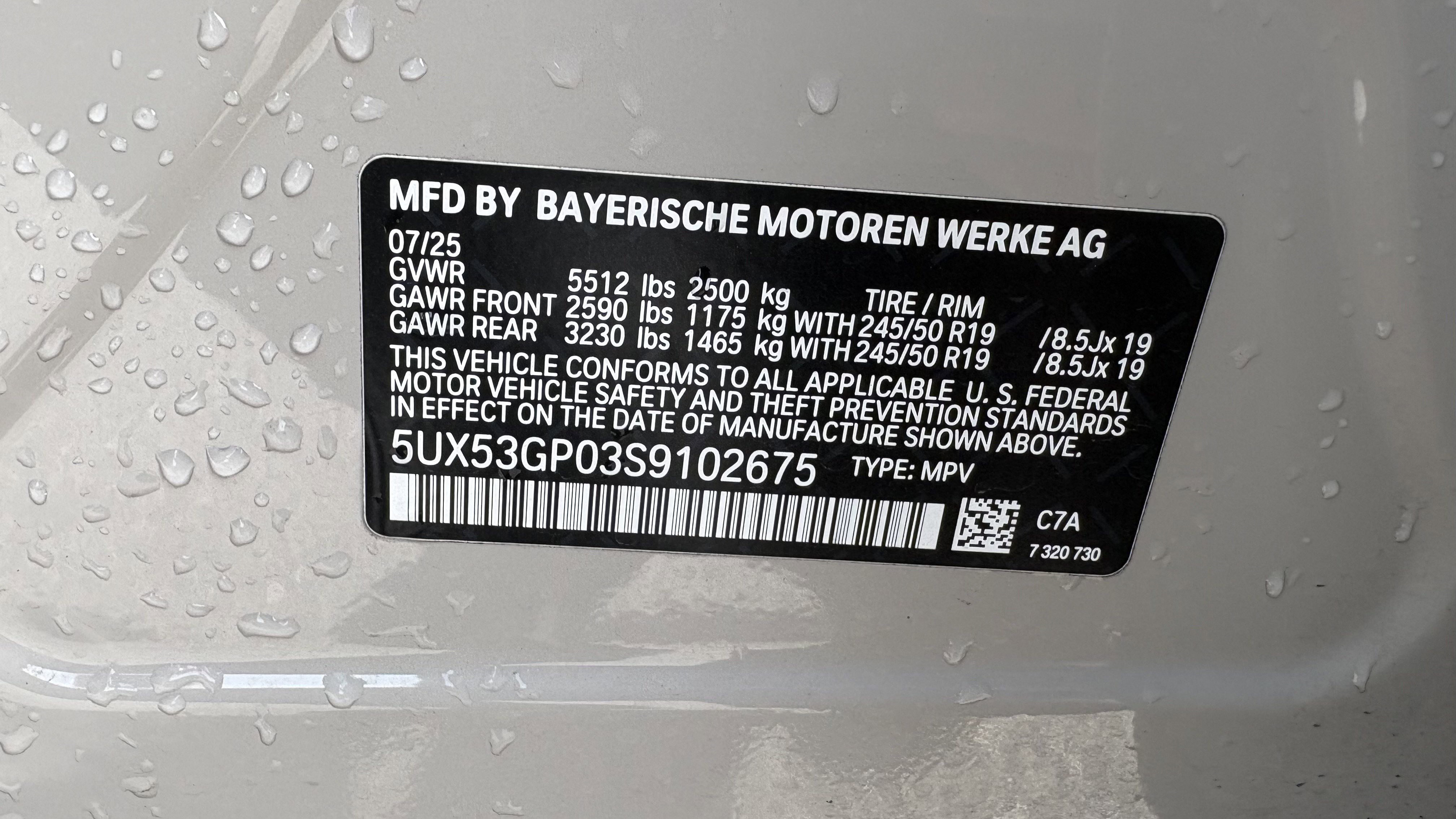 Certified 2025 BMW X3 xDrive30i AWD/4WD image 35