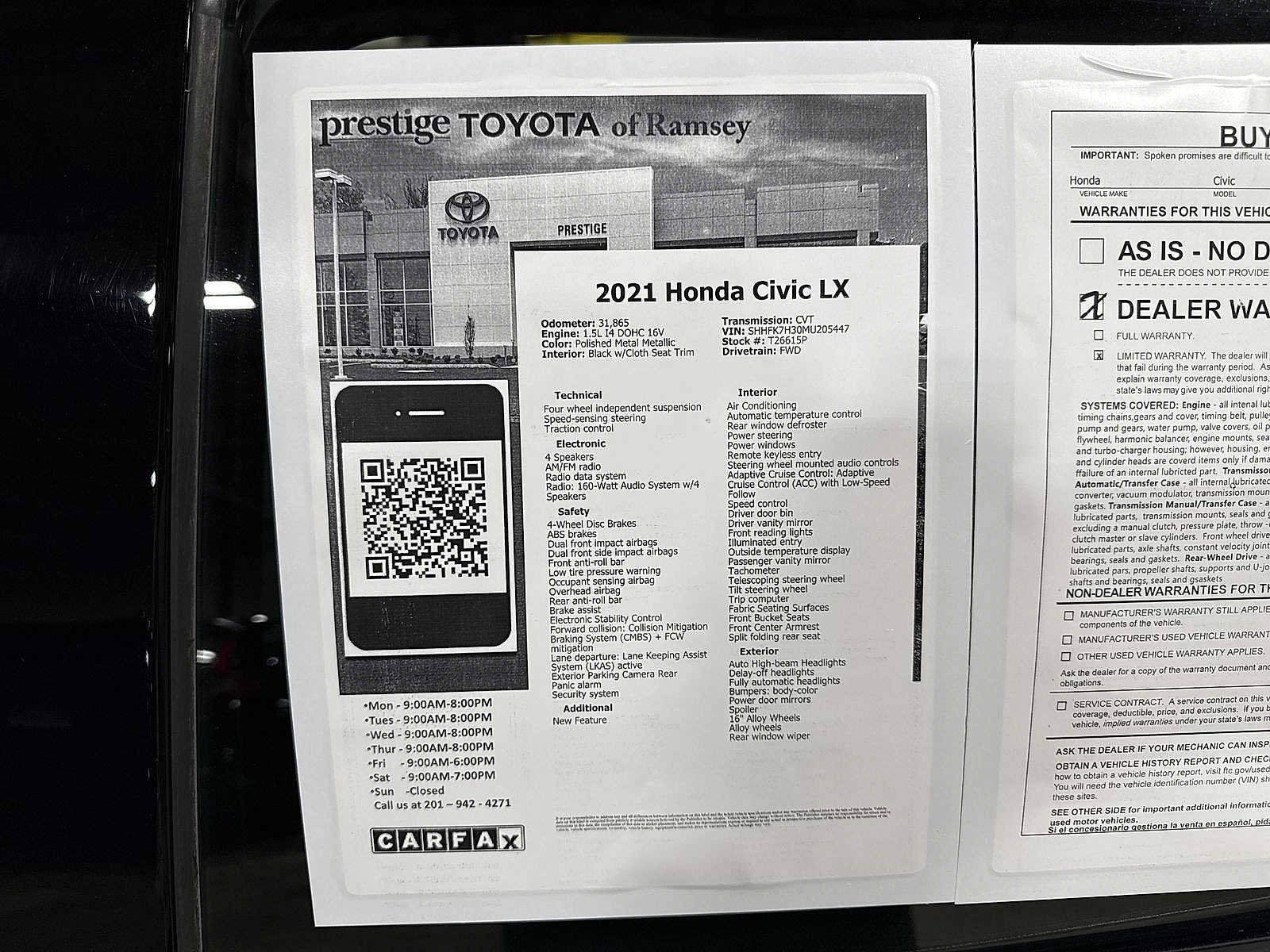 Used 2021 Honda Civic LX image 13