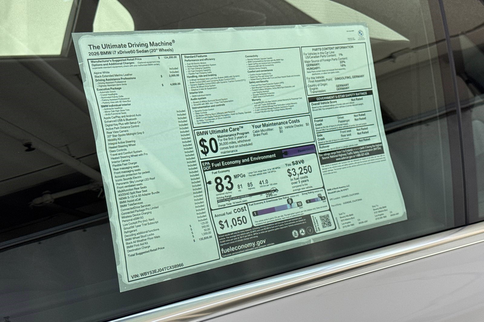 Used 2026 BMW i7 xDrive60 w/ Executive Package AWD/4WD image 29