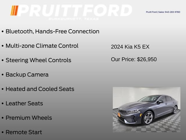 Used 2024 Kia K5 EX FWD image 7