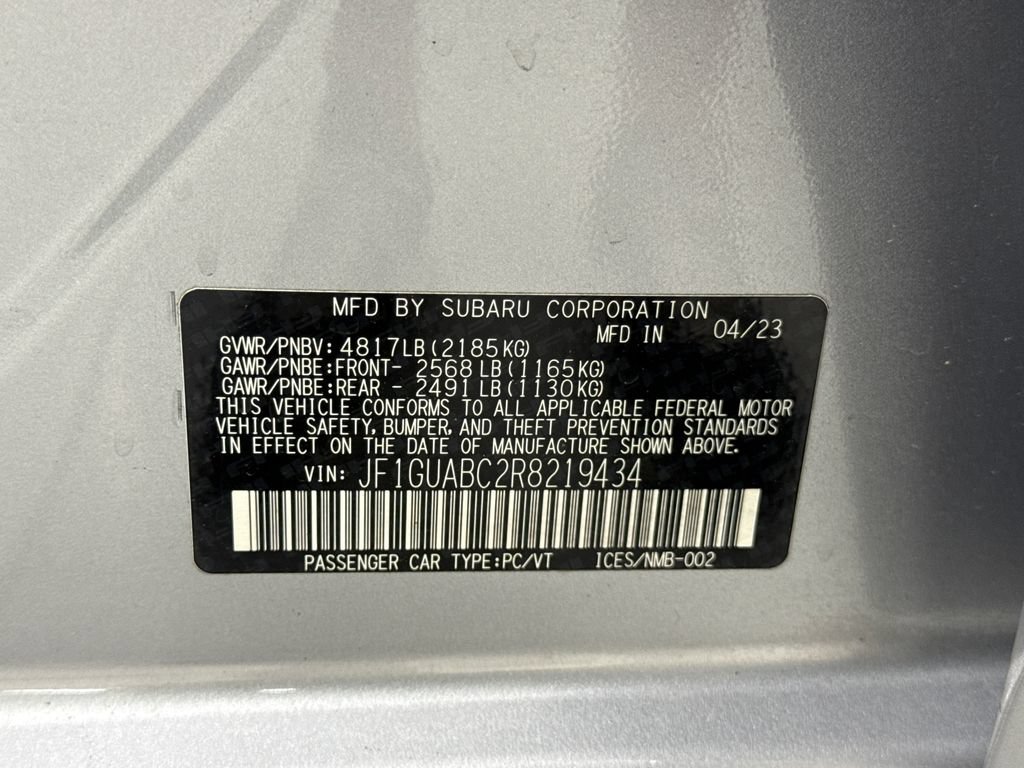 Certified 2024 Subaru Impreza 2.0i AWD/4WD image 26
