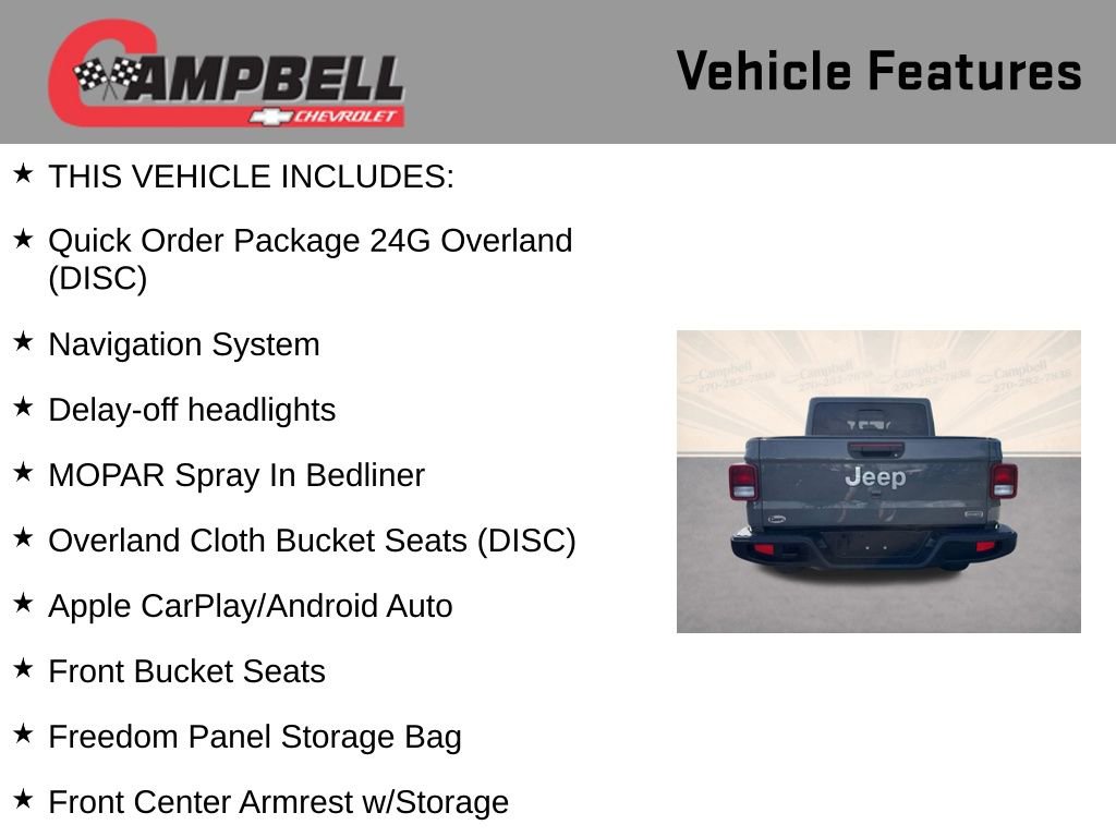 Used 2023 Jeep Gladiator Overland image 5