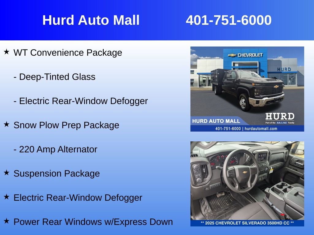 New 2025 Chevrolet Silverado 3500 W/T w/ WT Convenience Package image 18