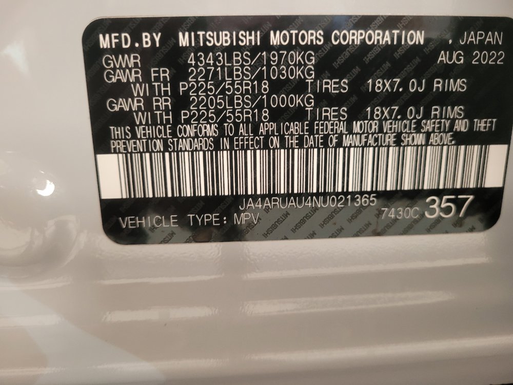 Used 2022 Mitsubishi Outlander Sport SE AWD/4WD image 33