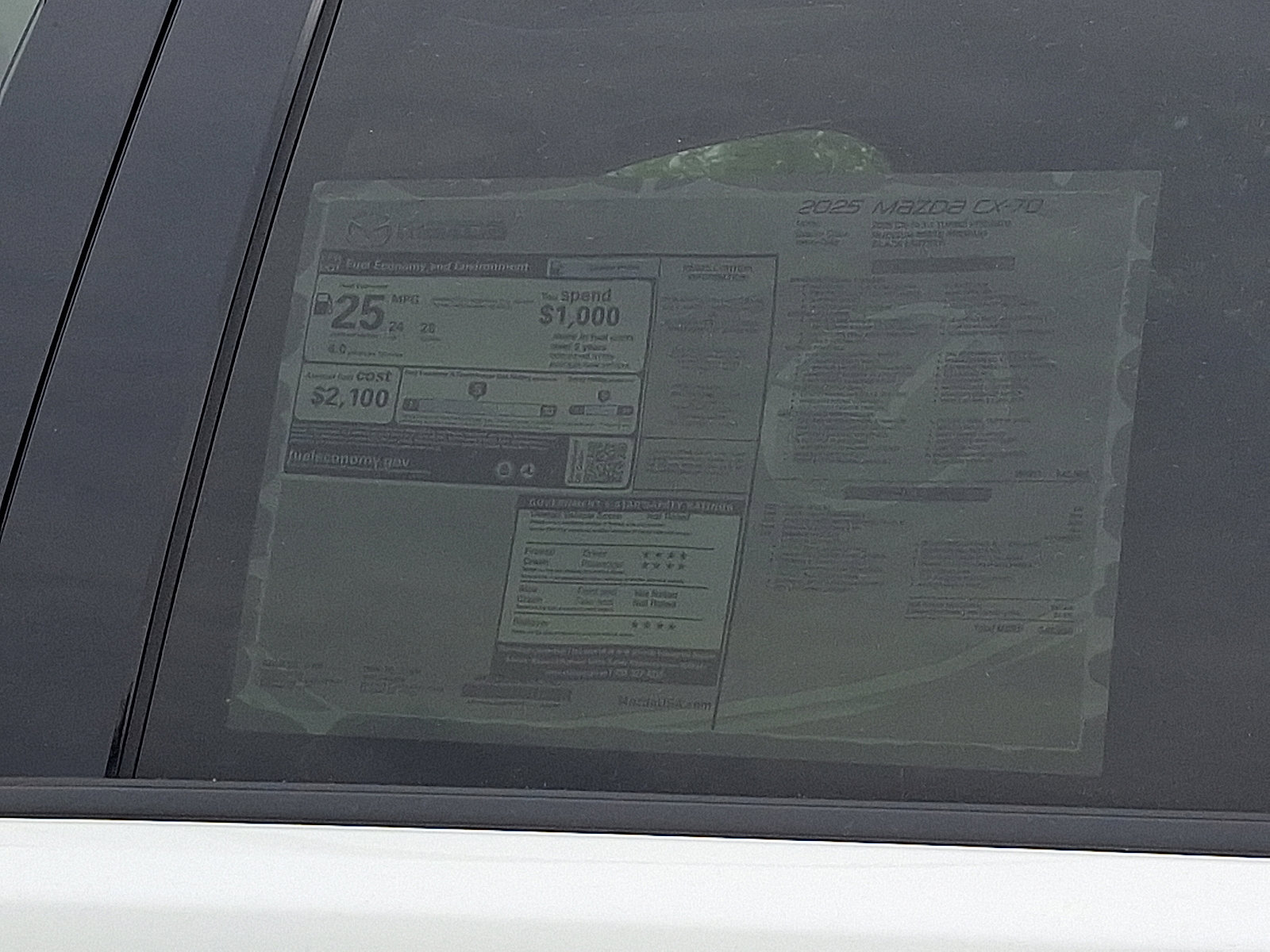 New 2025 MAZDA CX-70 3.3 Turbo w/ Premium Package image 12