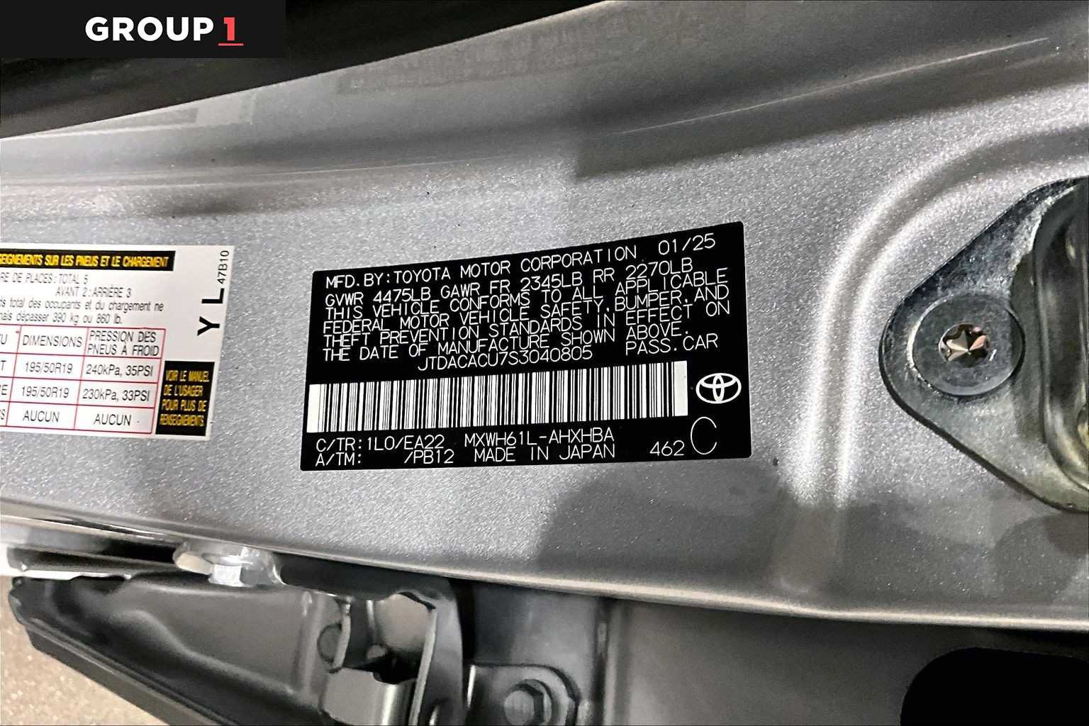 Certified 2025 Toyota Prius Plug-In Hybrid w/ Limited Premium Package FWD image 37