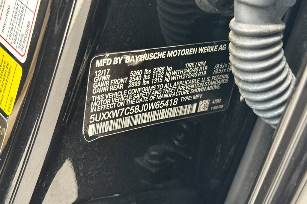 Used 2018 BMW X4 M40i AWD/4WD image 35