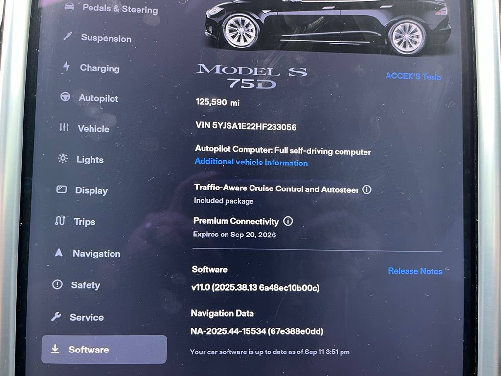 Used 2017 Tesla Model S 75D AWD/4WD image 15