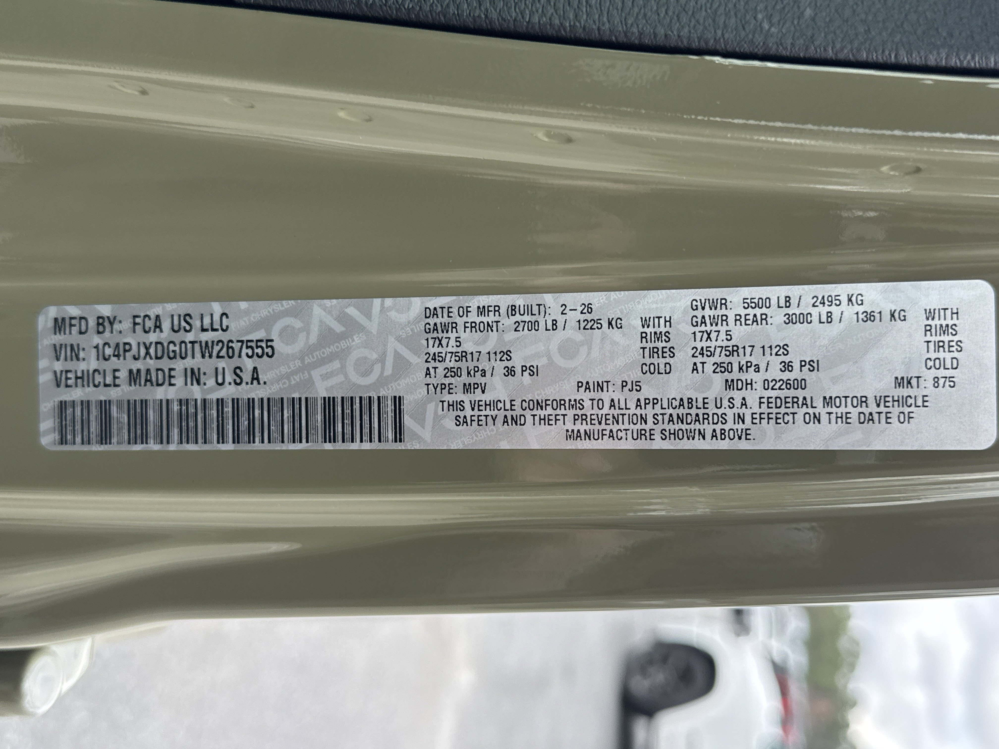New 2026 Jeep Wrangler Sport S AWD/4WD image 38