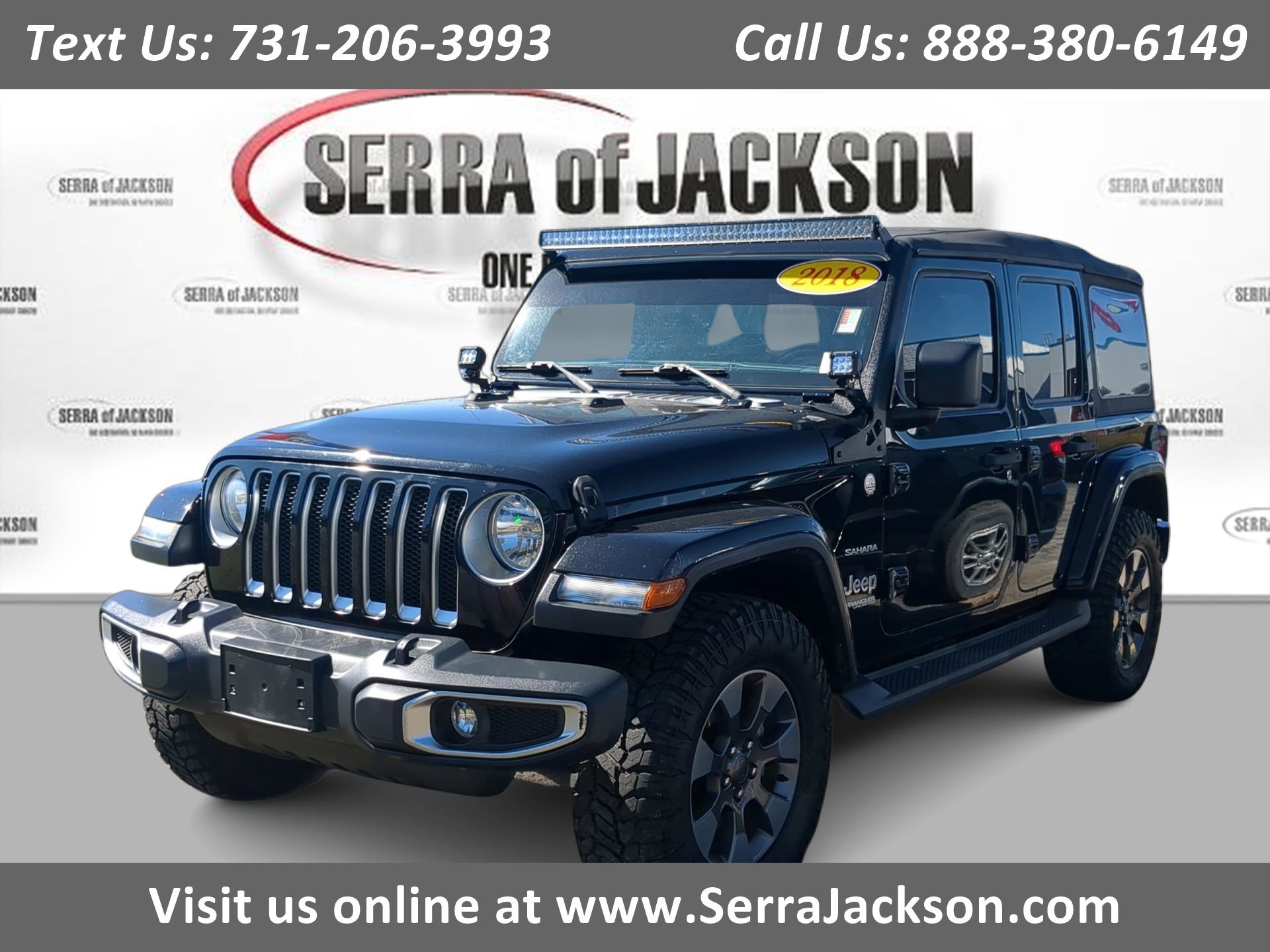 Used 2018 Jeep Wrangler Unlimited Sahara image 1