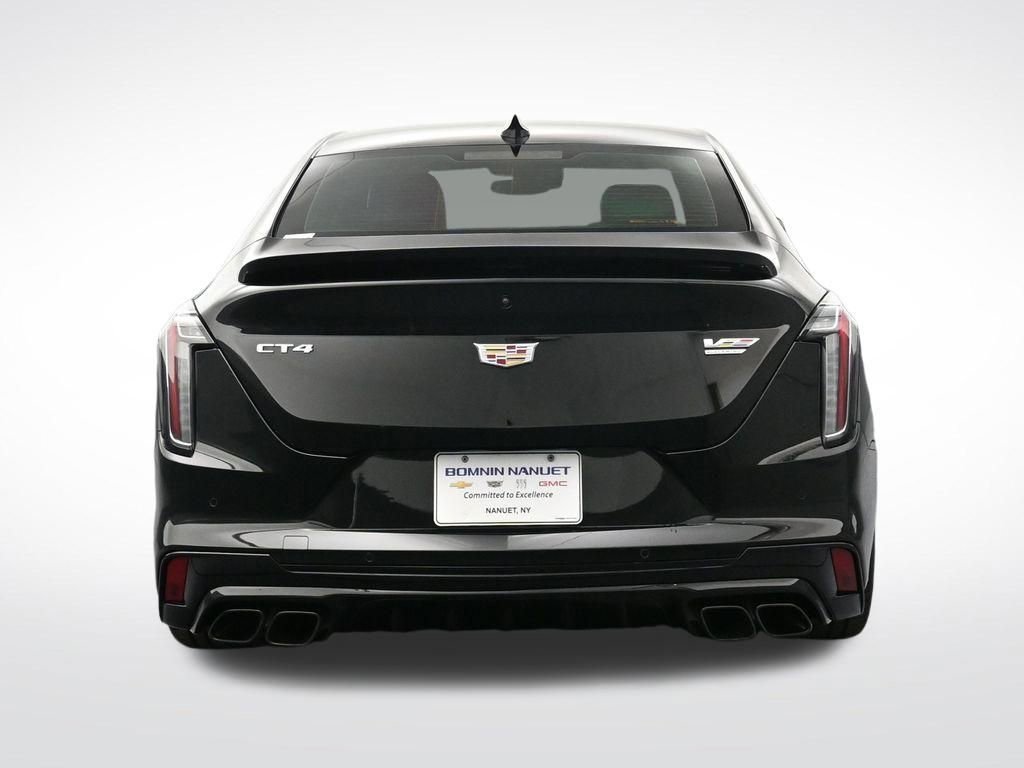 Certified 2024 Cadillac CT4 V Blackwing w/ LPO, Blue Accent Package RWD image 4