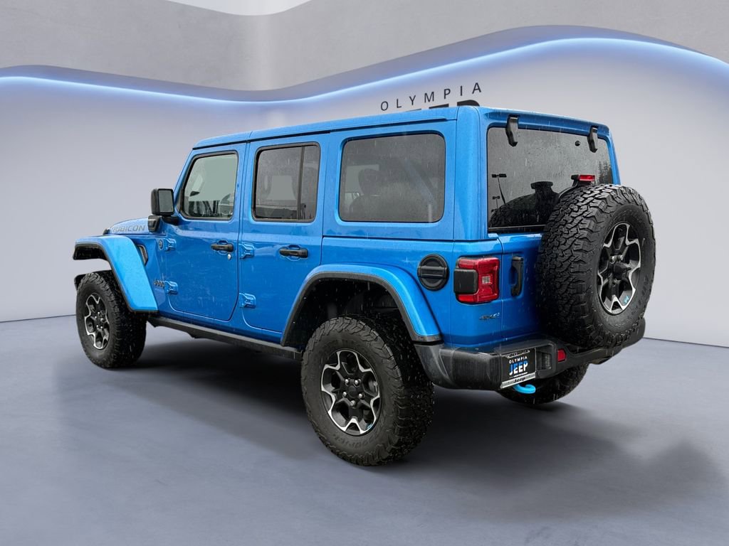 Used 2021 Jeep Wrangler Unlimited Rubicon 4xe w/ Steel Bumper Group image 3